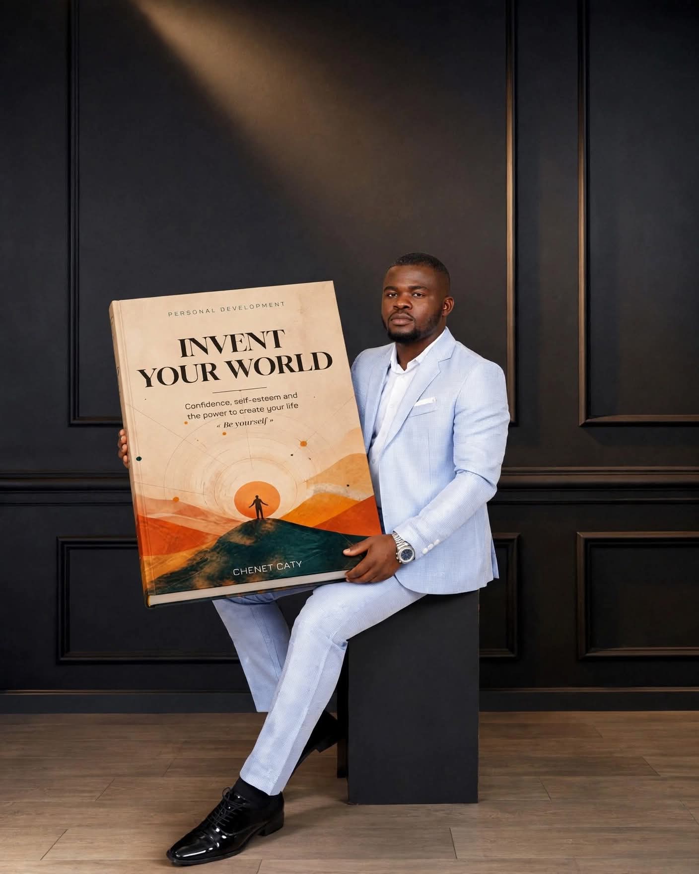Chenet Caty presenting the book Invent Your World